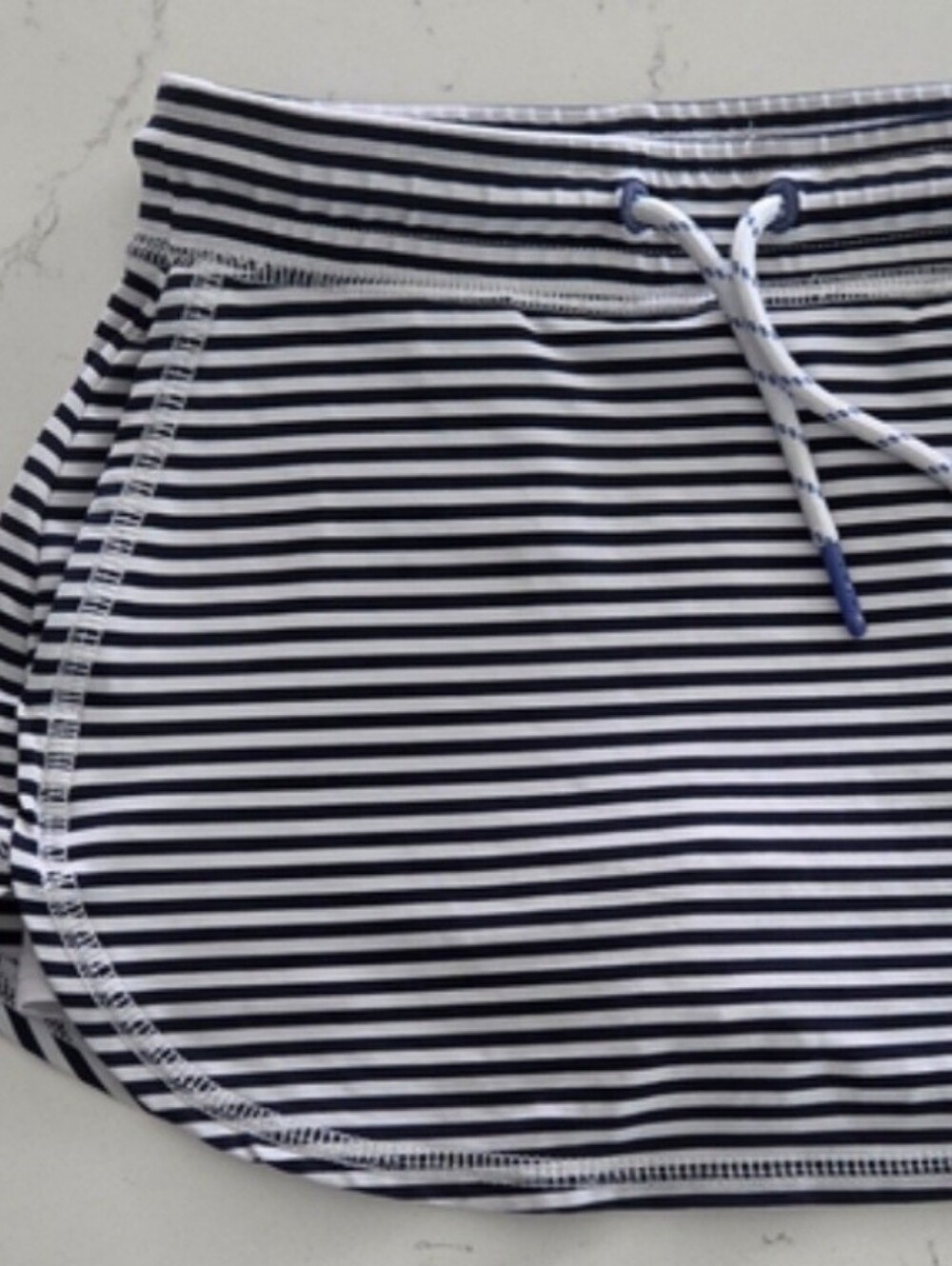Vineyard Vines Navy and White Striped Girls' Skort